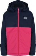 Kurtki narciarskie - Lego Wear Lwjodie 707 Kurtka Dzieci, dark pink 104 2020 Kurtki narciarskie 22820-494-104 - miniaturka - grafika 1