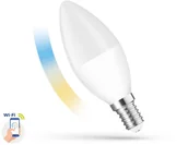 Żarówki LED - Spectrum Żarówka LED Świecowa 5W E14 CCT Smart WOJ+14413 WOJ+14413 - miniaturka - grafika 1