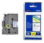 Papier do drukarek - Brother TZe-223 taśma, nadruk niebieski na białym tle, 9 mm, oryginalna TZe223 - miniaturka - grafika 1