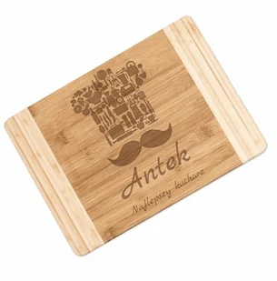 Murrano Deska bambusowa do krojenia z grawerem dla niego na imieniny DSK-BMB2-035 - Gadżety dla niej i dla niego - miniaturka - grafika 4