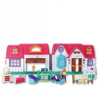 Domki dla lalek - Duży Domek dla lalek Z Akcesoriami Lalki mebelki - miniaturka - grafika 1