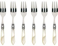 Inne sztućce - Casa Bugatti Widelczyki Oxford Ivory 6szt OXBAM-N3217 - miniaturka - grafika 1