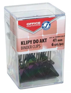 Office products OFFICE PRODUCTS Klipy do dokumentów 41mm, 6szt., w pudełku, czarne 18094129-05 - Spinacze i klipsy do papieru Office products OFFICE PRODUCTS Klipy do dokumentów 41mm, 6szt., w pudełku, czarne 18094129-05 - Spinacze i klipsy do papieru - miniaturka - grafika 1