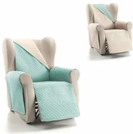 Narzuty - Cardenal Textil Cardenal Textil Rubin narzuta na sofę, dwukolorowa, dwustronna, akwamaryna/ecru, 3-osobowa Rubí - miniaturka - grafika 1