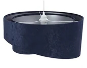 Lampy sufitowe - EULUNA Lampa wisząca Vivien dwukolorowa niebieska/srebrna - miniaturka - grafika 1