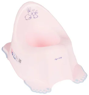 Tega Baby Nocnik antyposlizg Króliczki Różowy - Nocniki - miniaturka - grafika 2