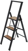 Drabiny - WENKO Drabinka składana czarna 3 stopnie 50483100 - miniaturka - grafika 1