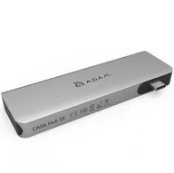 Stacje dokujące do telefonów - Adam Elements Hub adapter Adam Elements Casa Hub 5E, szary 4710343470380 - miniaturka - grafika 1