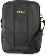Torby na laptopy - Guess Torba GUTB10TBK 10" czarna/black Saffiano Tablet Bag - miniaturka - grafika 1