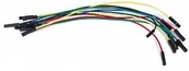 Podzespoły elektroniczne - Velleman ZESTAW PRZEWODÓW POŁĄCZENIOWYCH AWG DO PŁYTEK PROTOTYPOWYCH - JEDNOPINOWE ŻEŃSKO-ŻEŃSKIE - 5,9" (15 cm) - 10 szt. WJW012 - miniaturka - grafika 1