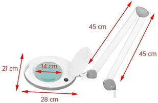 LAMPA LUPA ELEGANTE 6014 60 LED SMD 5D DO BLATU 114850 - Lampy kosmetyczne - miniaturka - grafika 6