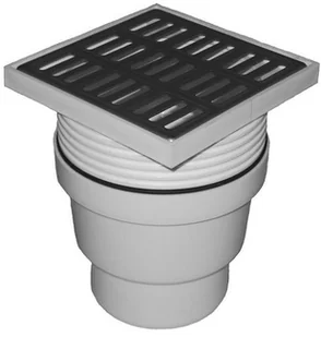Akces Kratka ściekowa fi 110 prosta szara AAHTZX (AAGVWN) - Syfony - miniaturka - grafika 2