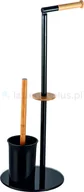 Akcesoria do wc - Bisk Umbra szczotka toaletowa czarny drewno 07986 - miniaturka - grafika 1