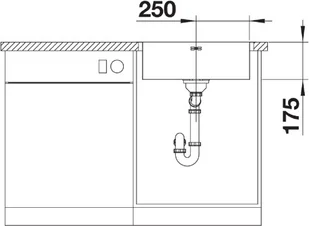 Blanco SUBLINE 500-IFA SteelFrame BIAŁY 521018 - Zlewozmywaki - miniaturka - grafika 5