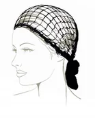 Pozostałe akcesoria fryzjerskie - Trójkątna Siatka Na Wałki i Włosy - Solidna 498704 - miniaturka - grafika 1