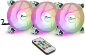 Wentylatory komputerowe - Inter-Tech Wentylator  Argus RS-061 RGB 3-pack + Hub 88885530 88885530 - miniaturka - grafika 1
