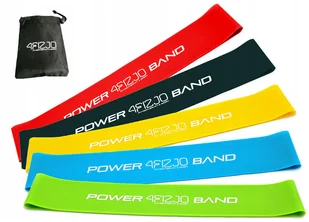 Zestaw Gum Taśm Do Ćwiczeń Mini Band Gumy Fitness - Gumy, taśmy, ekspandery Zestaw Gum Taśm Do Ćwiczeń Mini Band Gumy Fitness - Gumy, taśmy, ekspandery - miniaturka - grafika 4