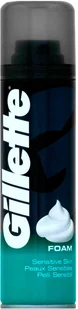 Gillette Shaving Foam Sensitive (M) pianka do golenia 200ml - Kosmetyki do golenia - miniaturka - grafika 3