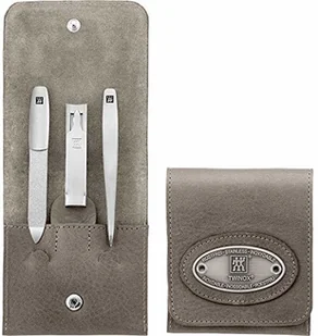Zwilling TwinOX zestaw do manicure etui, 3-częściowy Manicure etui skóra bydlęca taupe - Zestawy do manicure i pedicure Zwilling TwinOX zestaw do manicure etui, 3-częściowy Manicure etui skóra bydlęca taupe - Zestawy do manicure i pedicure - miniaturka - grafika 1