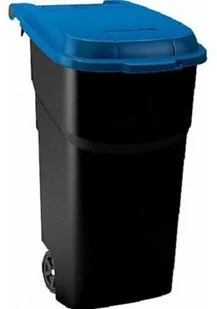 Rotho kubeł na śmieci z pokrywą oraz na kółkach z plastiku, pojemność 100 l, 4510106645 - Kosze na śmieci - miniaturka - grafika 2