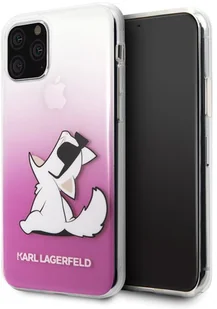 Karl Lagerfeld Choupette Fun Sunglasses - Etui iPhone 11 Pro (różowy) - Etui i futerały do telefonów - miniaturka - grafika 2