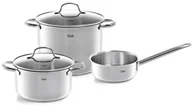 Zestawy garnków i patelni - Fissler Zestaw 3cz Garnków San Francisco - miniaturka - grafika 1