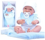 Lalki dla dziewczynek - Munecas lalka bobas Chłopiec Saco Nino - miniaturka - grafika 1