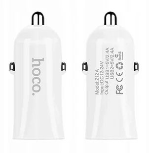 Hoco Z12 Elite Ładowarka Samochodowa 2 Usb 2,4A - Ładowarki samochodowe - miniaturka - grafika 8