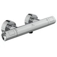 Baterie wannowe i prysznicowe - Ideal Standard Ceratherm T100 Bateria prysznicowa termostatyczna ścienna chrom A7229AA - miniaturka - grafika 1