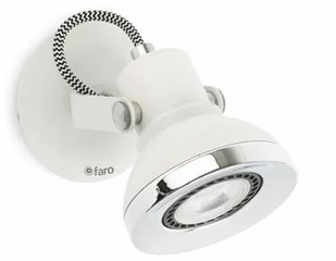 Faro Barcelona Ring Spot ścienny LED Biały, 1-punktowy 40550 - Lampy ścienne - miniaturka - grafika 6