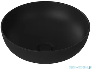 Massi Umywalka nablatowa MOLIS BLACK 38x38x13,6 cm MSU-0013-MB - Umywalki - miniaturka - grafika 2