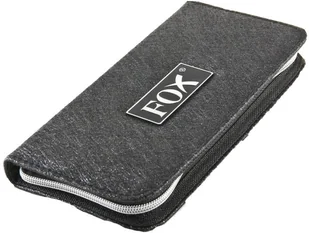 Fox Etui duże na nożyczki czarne, brokatowe na 6 par - Pozostałe akcesoria fryzjerskie - miniaturka - grafika 2