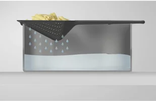 Joseph Joseph Łyżka cedzakowa Scoop Plus Large, grafitowo-zielona, 35x13x5,5 cm - Łyżki - miniaturka - grafika 7