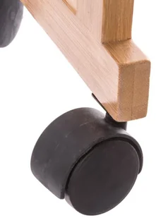 Instant D'o Wózek łazienkowy INSTANT D'O Bamboo, biały, 38x20x80 cm - Półki łazienkowe - miniaturka - grafika 5