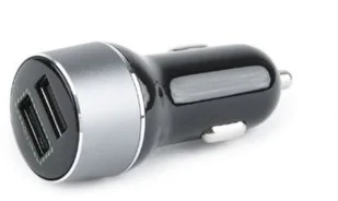 Gembird Ładowarka samochodowa 2xUSB/2.1A/czarna (EG-U2QC3-CAR-01) - Ładowarki samochodowe - miniaturka - grafika 2