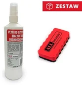 Akcesoria do tablic - Allboards Zestaw - płyn do tablic 250ml + gąbka magnetyczna ZPM - miniaturka - grafika 1