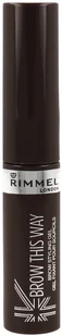 Rimmel Tusz do brwi Brow This Way nr 003 Dark Brown 5ml Coty - Pozostałe kosmetyki - miniaturka - grafika 5
