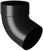 Rynny i akcesoria - Kolanko podwójne 100 mm KAT-67 Grafit - miniaturka - grafika 1