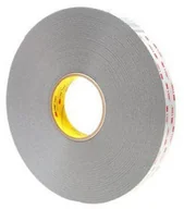 Taśmy klejące - 3M VHB 4941-P, 25 mm x 33 m, szary dwustronna taśma klejąca akrylowa, 1,1 mm - miniaturka - grafika 1