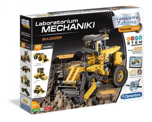 CLEMENTONI Laboratorium mechaniki Buldożer GXP-733151 - Zabawki konstrukcyjne - miniaturka - grafika 2