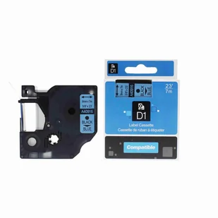 Dymo Taśma D1- 9mm x 7m czarny/ niebieski S0720710 - Etykiety do drukarek - miniaturka - grafika 9