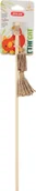 Zabawki dla kotów - Zolux Zabawka dla kota ETHICAT wędka pompon z matatabi 580779 - miniaturka - grafika 1