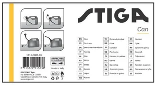 Stiga Kanister 5 l - Akcesoria do urządzeń ogrodniczych - miniaturka - grafika 2