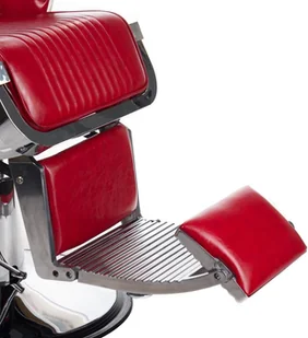 Fotel barberski LUMBER BH-31823 Czerwony BH-31823/184 - Fotele fryzjerskie - miniaturka - grafika 3