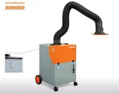 Odciągi trocin i wiórów - Mobilne urządzenie filtrujące Kemper SmartMaster z ramieniem 2m - miniaturka - grafika 1