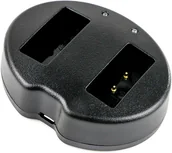 Ładowarki do aparatów dedykowane - Cameron Sino Canon EOS 200D LC-E17 ładowarka USB DC 8.4V X 2 do LP-E17 Cameron Sino) DF-LPE17UH - miniaturka - grafika 1