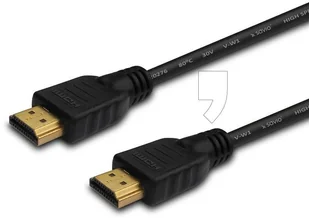 ELMAK Kabel HDMI HDMI SAVIO 2 m - Kable - miniaturka - grafika 3