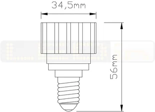 Superled Przejściówka adapter żarówki E14 na GU10 3017 3017 - Akcesoria do oświetlenia Superled Przejściówka adapter żarówki E14 na GU10 3017 3017 - Akcesoria do oświetlenia - miniaturka - grafika 2
