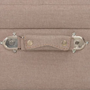 vidaXL Stołek ze schowkiem, 40 cm, brązowy, tkanina vidaXL - Pufy i podnóżki - miniaturka - grafika 3