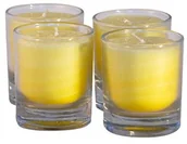 Kinder party - Palm Light 4041678002213 świeca kolorowa zestaw 4-częściowy, żółty 4041678002213 - miniaturka - grafika 1